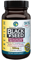 Black Seed Oil 90 softgels (Amazing Herbs)