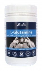 L-Glutamine 500mg 50 tablets