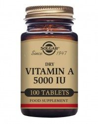 Dry Vitamin A 5000 IU 100 tablets