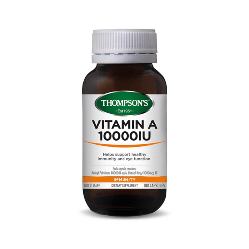 Thompson's Vitamin A 10,000IU Capsules 100