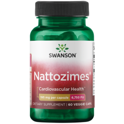 Swanson Nattozimes 195mg 60 vege caps