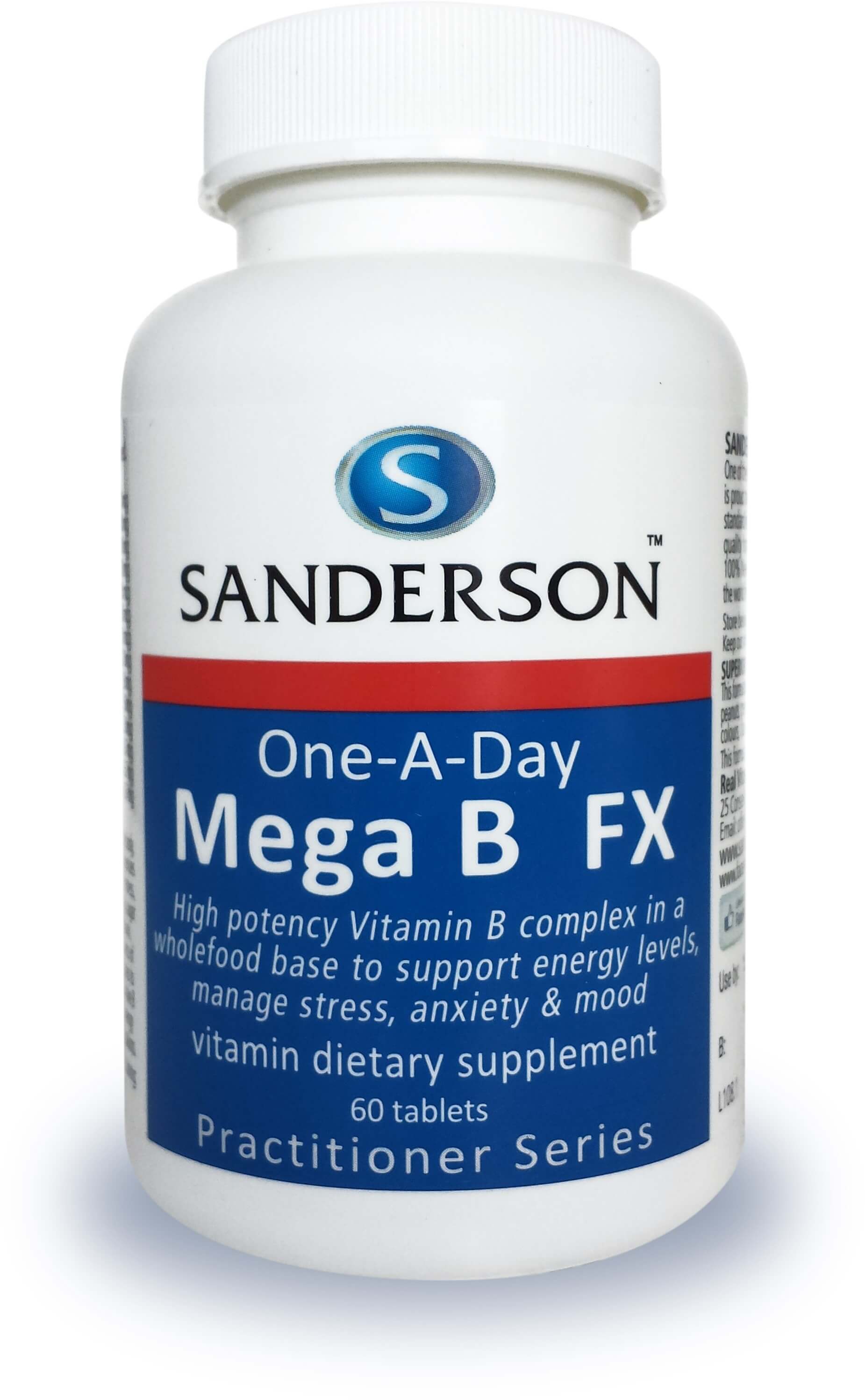 Mega B FX Vitamin B Complex 60tabs